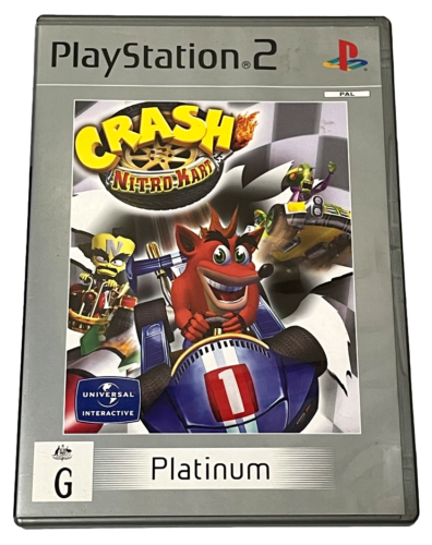 Game | Sony PlayStation PS2 | Crash Nitro Kart (Platinum) Physical Video Games Game Sony