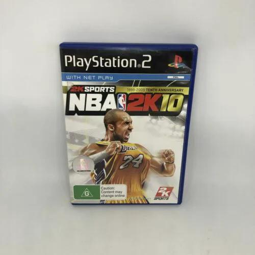 Game | Sony PlayStation PS2 | NBA 2K10 Physical Video Games Game Sony