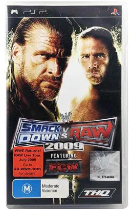 Game | Sony PSP | WWE SmackDown Vs. Raw 2009 Physical Video Games Game Sony
