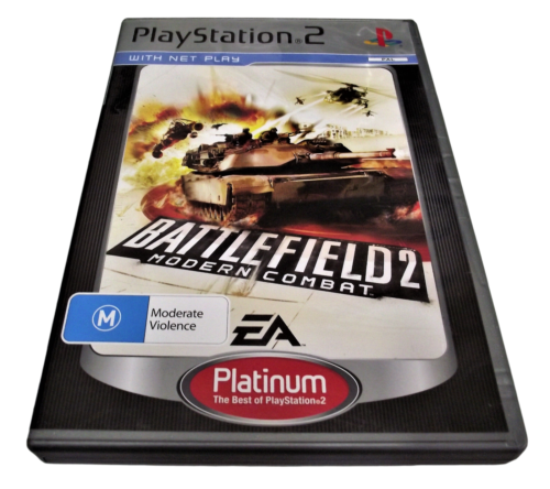 Game | Sony PlayStation PS2 | Battlefield 2 Modern Combat (Platinum) Physical Video Games Game Sony