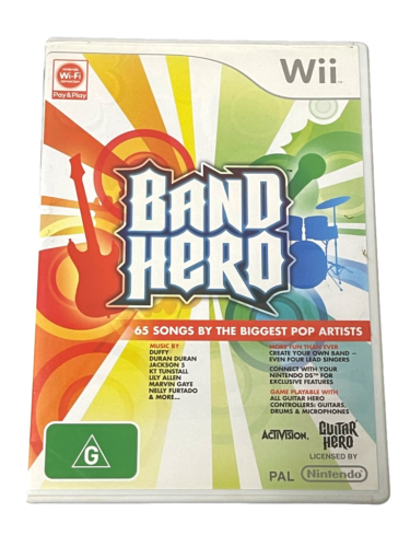 Game | Nintendo Wii | Band Hero Physical Video Games Game Nintendo