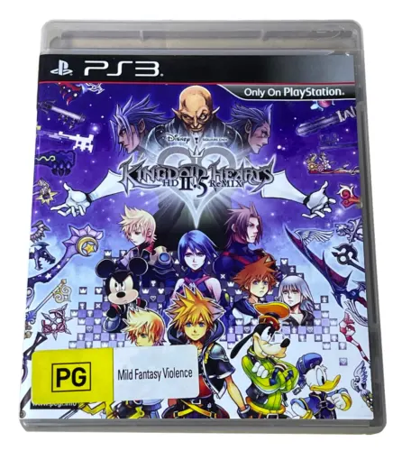 Game | Sony PlayStation PS3 | Kingdom Hearts HD 2.5 Remix Physical Video Games Game Sony