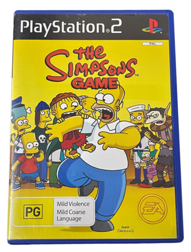Game | Sony PlayStation PS2 | The Simpsons Game Physical Video Games Game Sony