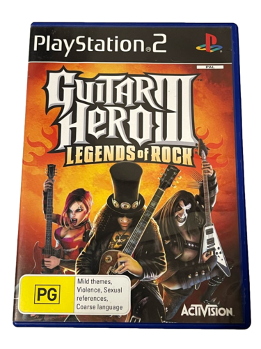 Game | Sony PlayStation PS2 | Guitar Hero III: Legends Of Rock Physical Video Games Game Sony
