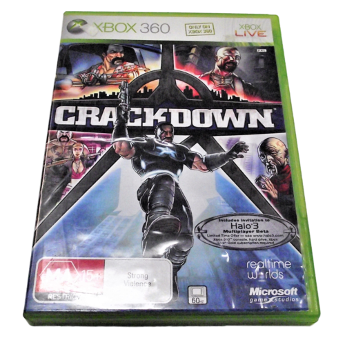 Game | Xbox 360 | Crackdown Physical Video Games Game Microsoft