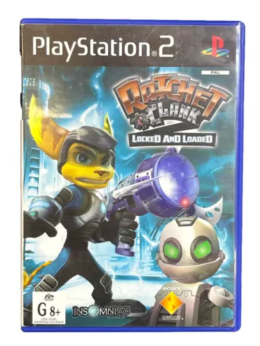 Game | Sony PlayStation PS2 | Ratchet And Clank 2: Locked & Loaded Physical Video Games Game Sony