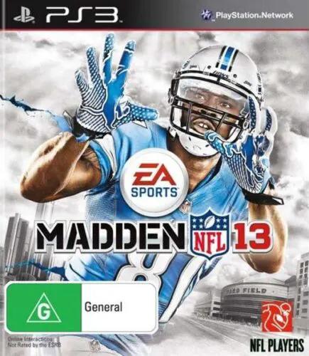 Game | Sony PlayStation PS3 | Madden NFL 13 Physical Video Games Game Sony