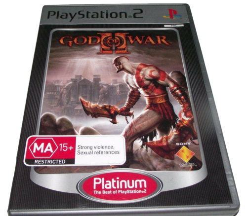 Game | Sony PlayStation PS2 | God Of War II (Platinum) Physical Video Games Game Sony