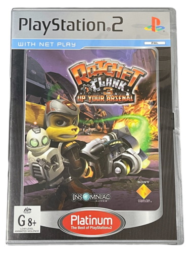 Game | Sony PlayStation PS2 | Ratchet And Clank 3 Up Your Arsenal (Platinum)