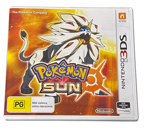 Game | Nintendo 3DS | Pokemon Sun Physical Video Games Game Nintendo