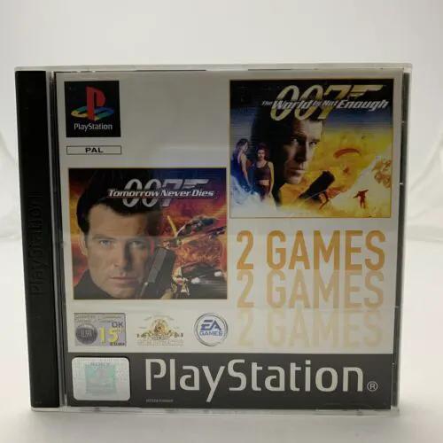 Game | Sony PlayStation PS1 | 007 Tomorrow Never Dies World Is Not Enough 2 Games Physical Video Games Game Sony