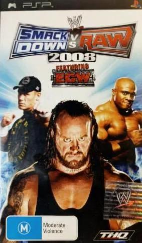 Game | Sony PSP | WWE SmackDown Vs. Raw 2008 Physical Video Games Game Sony