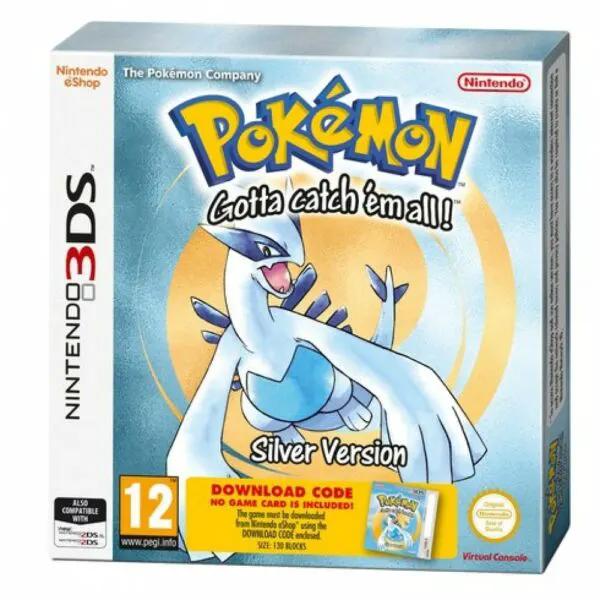 Game | Nintendo 3DS | Pokemon Silver Physical Video Games Game Nintendo