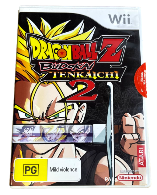 Game | Nintendo Wii | Dragon Ball Z: Budokai Tenkaichi 2 Physical Video Games Game Nintendo