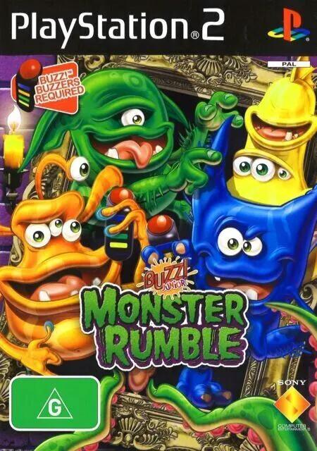 Game | Sony PlayStation PS2 | Buzz! Junior: Monster Rumble Physical Video Games Game Sony
