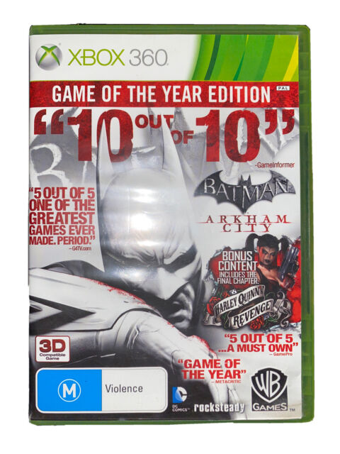 Game | Microsoft Xbox 360 | Batman Arkham City (Game Of The Year Edition)