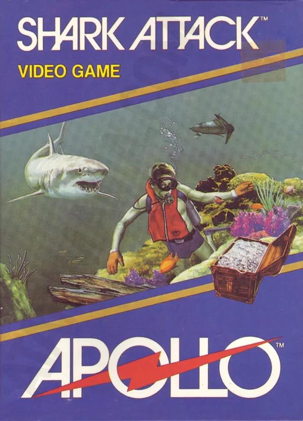 Game | Atari 2600 | Shark Attack Physical Video Games Game Atari