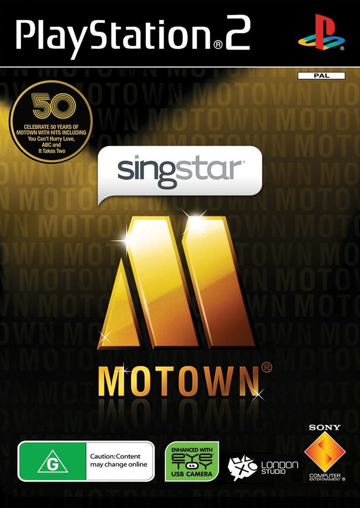 Game | Sony PlayStation PS2 | SingStar Motown