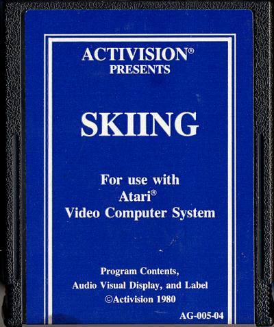 Game | Atari 2600 | Skiing (Blue Label)