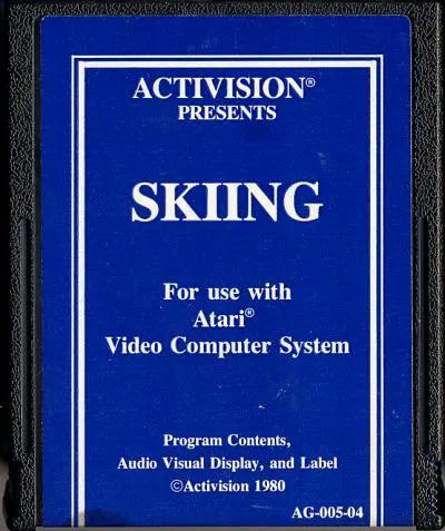 Game | Atari 2600 | Skiing (Blue Label) Physical Video Games Game Atari
