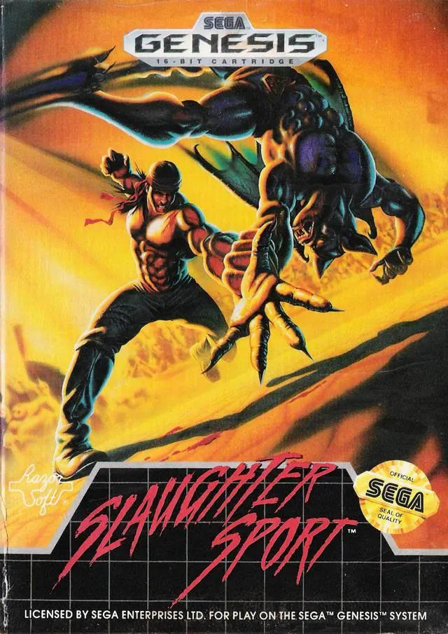 Game | Sega Mega Drive | Slaughter Sport Physical Video Games Game Sega