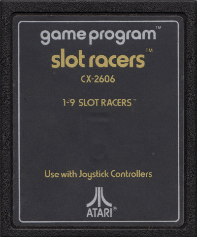 Game | Atari 2600 | Slot Racers (Text Label)