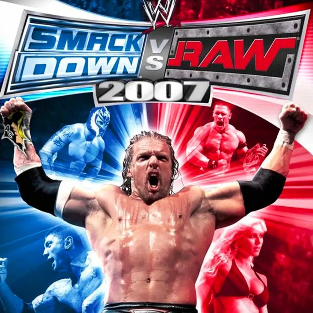Game | Sony PlayStation PS2 | SmackDown Vs Raw 2007 Physical Video Games Game Sony