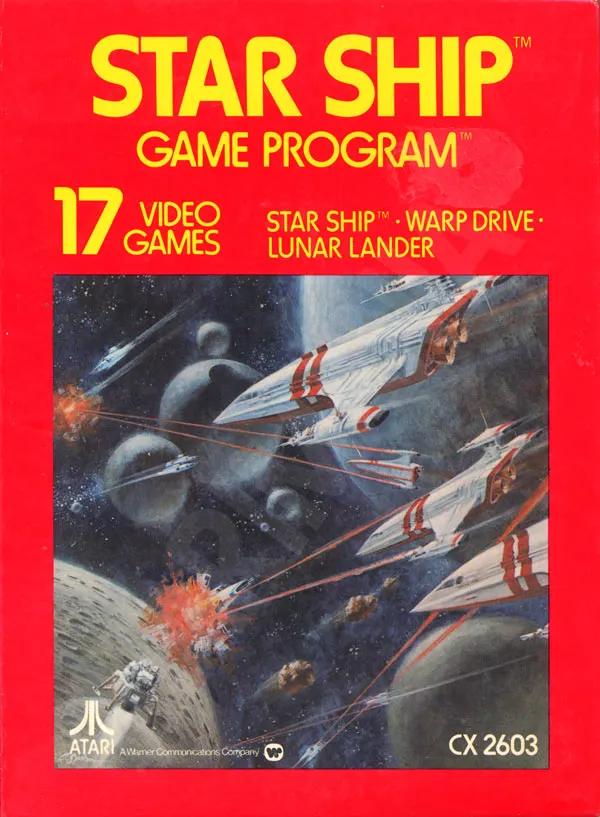 Game | Atari 2600 | Star Ship (Text Label) Physical Video Games Game Atari