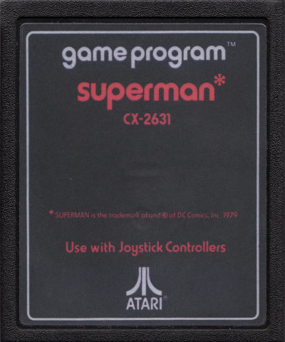 Game | Atari 2600 | Superman (Text Label)
