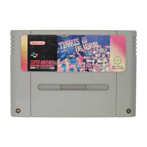 Game | Super Nintendo SNES | Tetris And Dr. Mario