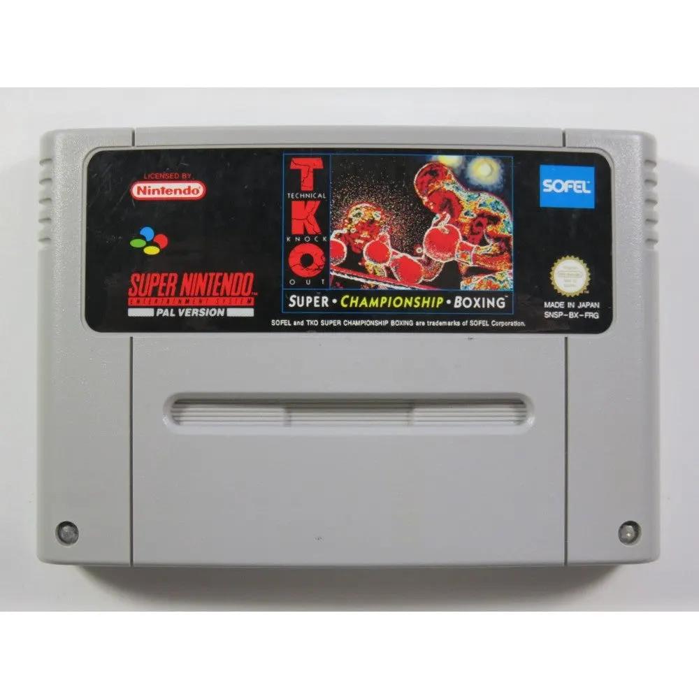 Game | Super Nintendo SNES | TKO Super Championship Boxing Physical Video Games Game Nintendo