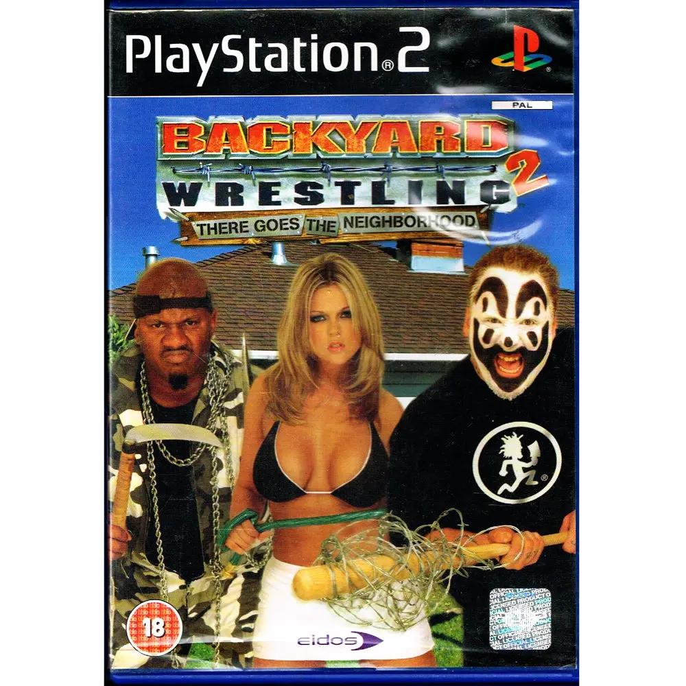 Game | Sony PlayStation PS2 | Backyard Wrestling 2: There Goes The Neighborhood Physical Video Games Game Sony