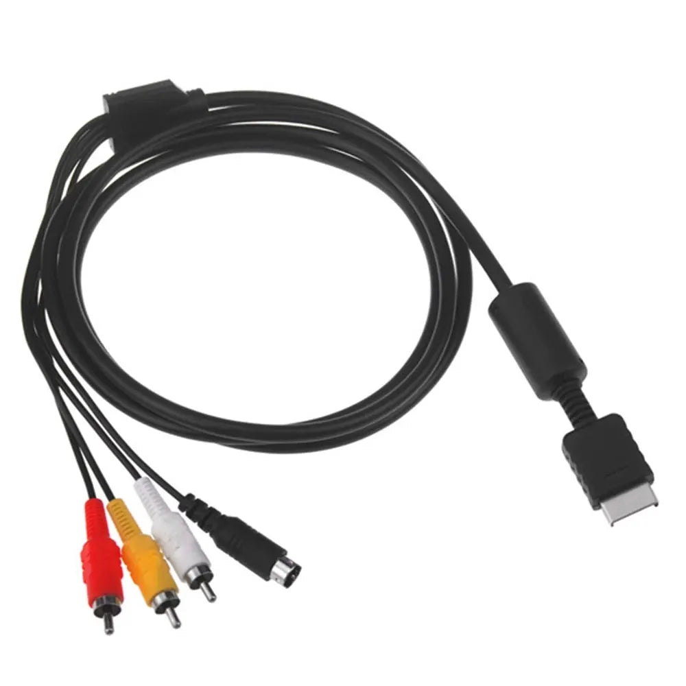 Accessory | Sony PlayStation | PS1 PS2 PS3 AV Composite Video Out S-Video Cable Home Game Console Accessories Accessory Sony