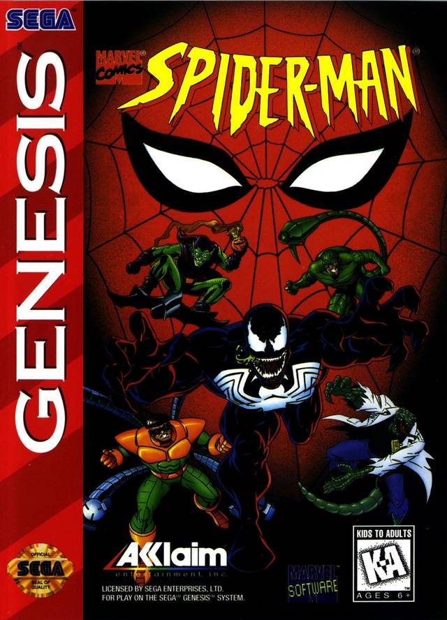 Game | Sega Mega Drive Genesis | Spiderman Animated Series [USA]