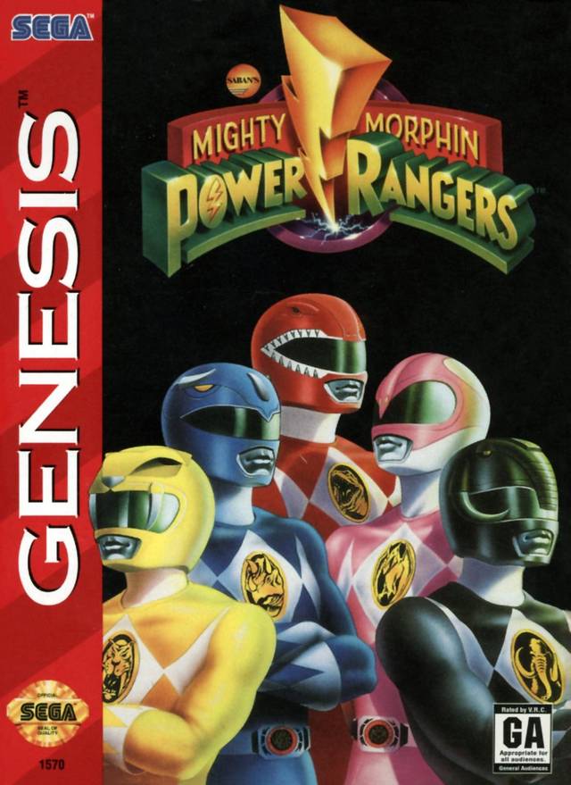 Game | Sega Mega Drive Genesis | Mighty Morphin Power Rangers [USA]