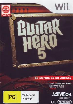 Game | Nintendo Wii | Guitar Hero 5 Physical Video Games Game Nintendo