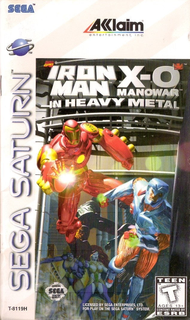 Game | Sega Saturn | Iron Man / X-O Manowar in Heavy Metal [USA]