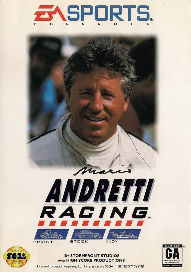 Game | Sega Mega Drive | Mario Andretti Racing Physical Video Games Game Sega