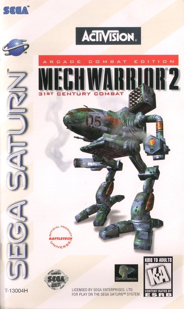 Game | Sega Saturn | MechWarrior 2: 31st Century Combat Arcade Combat Edition [USA]