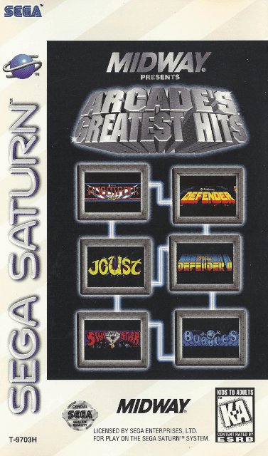 Game | Sega Saturn | Midway Presents: Arcade's Greatest Hits [USA]