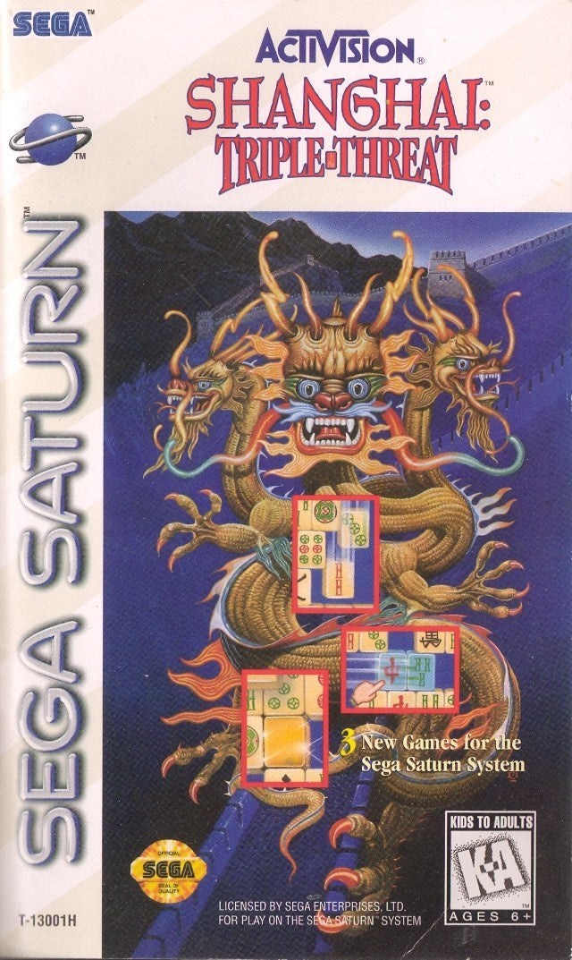 Game | Sega Saturn | Shanghai: Triple Threat [USA]