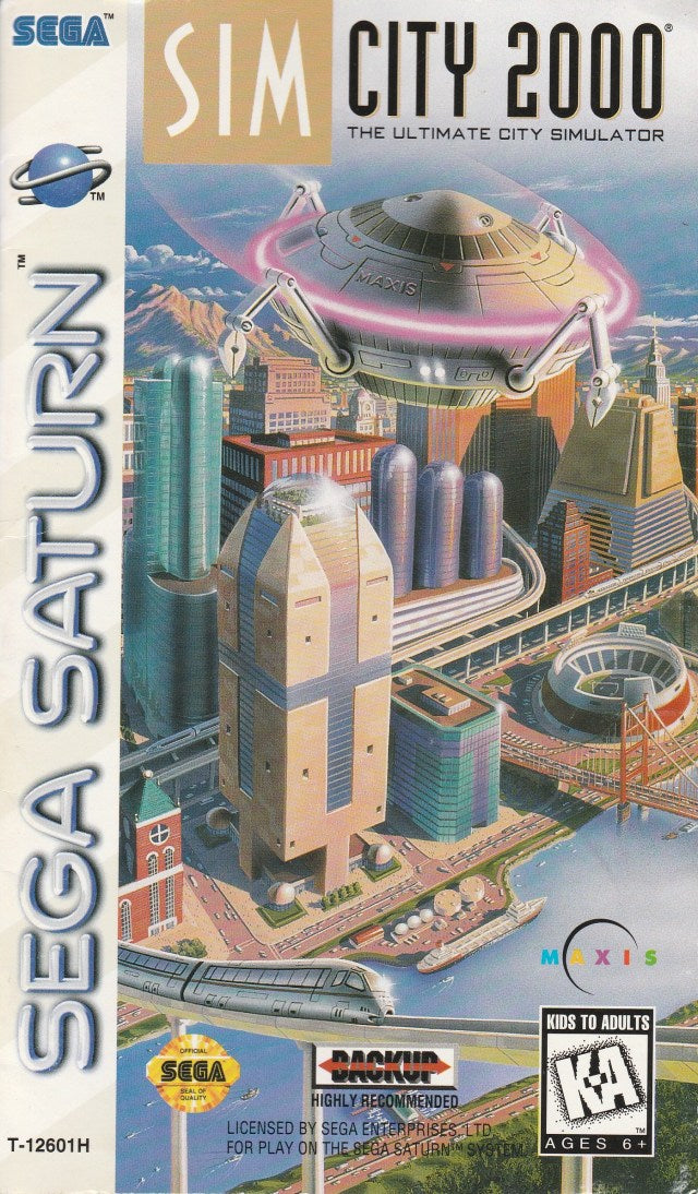 Game | Sega Saturn | Sim City 2000 [USA]