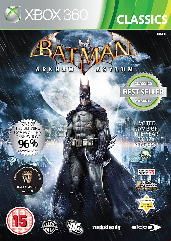 Game | Microsoft Xbox 360 | Batman: Arkham Asylum (Classics)
