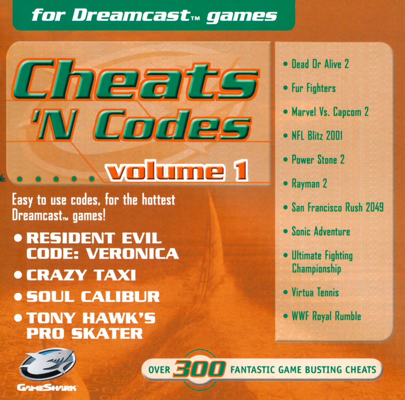 Game | Sega Dreamcast | Cheats 'N Codes Volume 1 [USA]