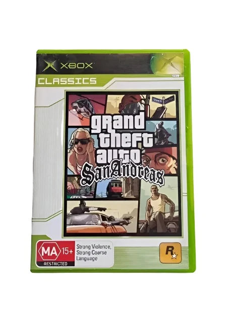 Game | Xbox | Grand Theft Auto San Andreas (Classics)