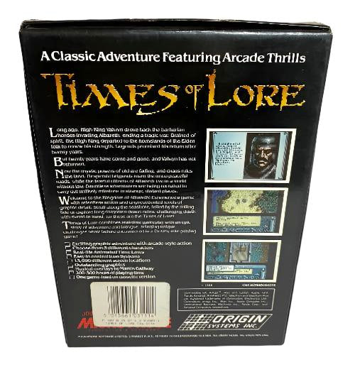 Game | C64 | Boxed Times Of Lore (Disk)