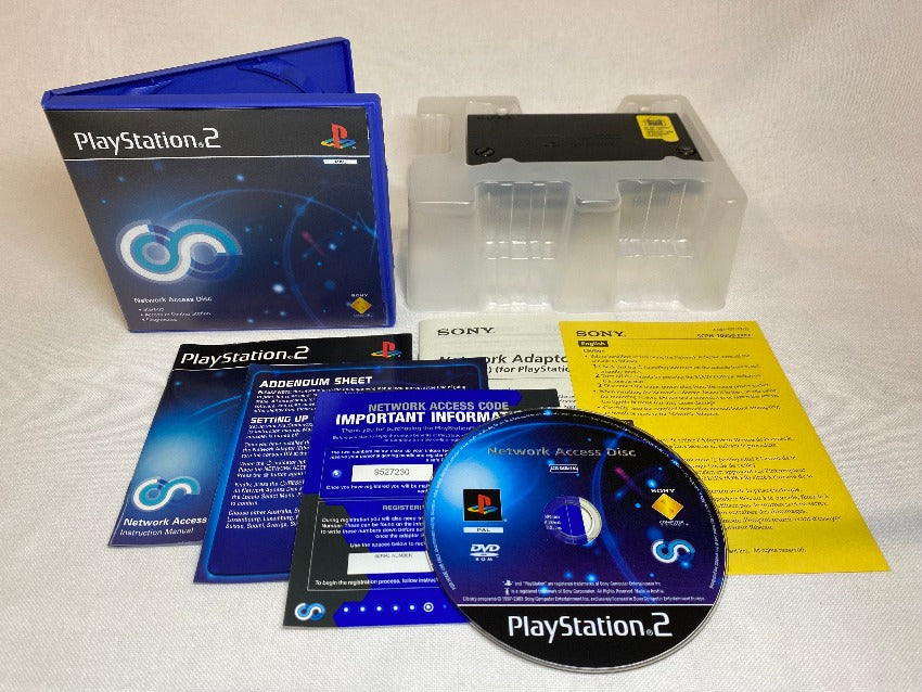 Sony SCPH-10350 Playstation 2 NETWORK ADAPTOR Made In JAPAN PS2 Black - Foto 3