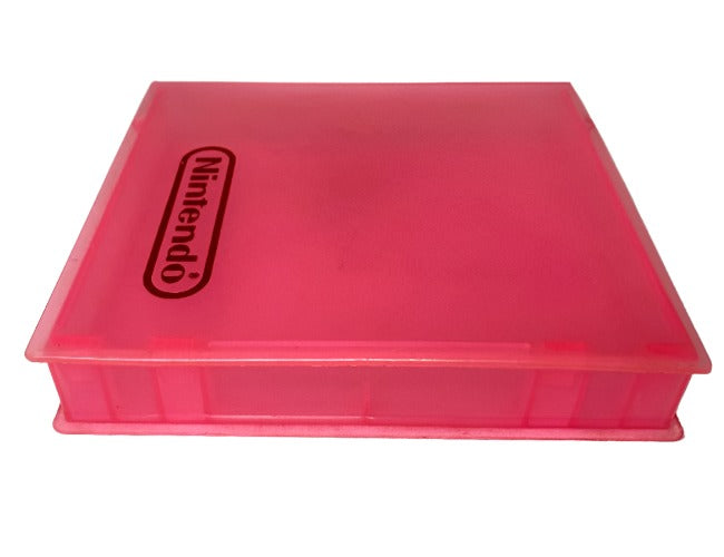 Accessory | Nintendo NES | Genuine Clear Pink Cartridge Case