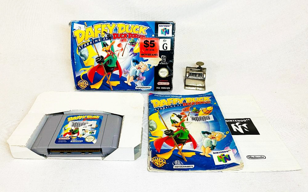 Game | Nintendo N64 | Daffy Duck Starring As Duck Dodgers