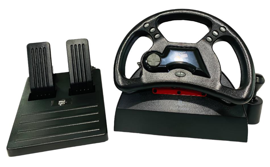 Accessory | PlayStation PS1 | Mad Catz Racing Wheel